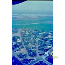 Luchtfoto zicht op OudLobith Markt Coll. G.B. Janssen (456)